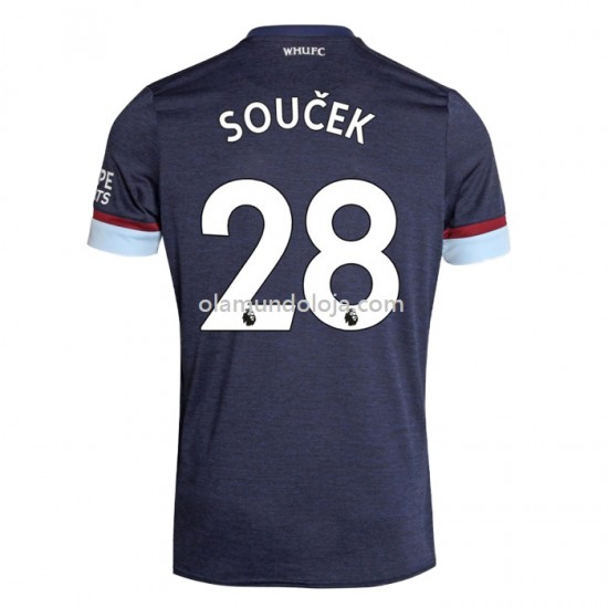 Camisola West Ham United Tomas Equipamento Terceiro 2021-2022 Manga Corta